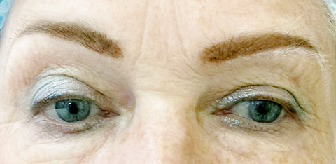 Eyebrow after Permanent MakeUp in Rufford Newark UK - Healthy Looks beauty salon 